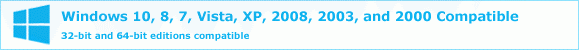 MPEG to MP4 Software is compatible with Windows 7, Vista, XP, 2008, 2003, and 2000