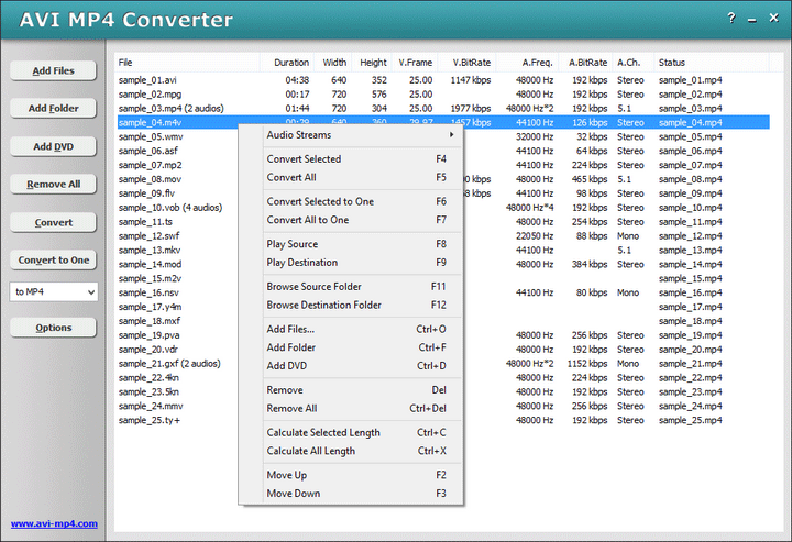 AVI MP4 Converter