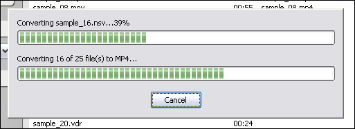 Converting M4V to AVI